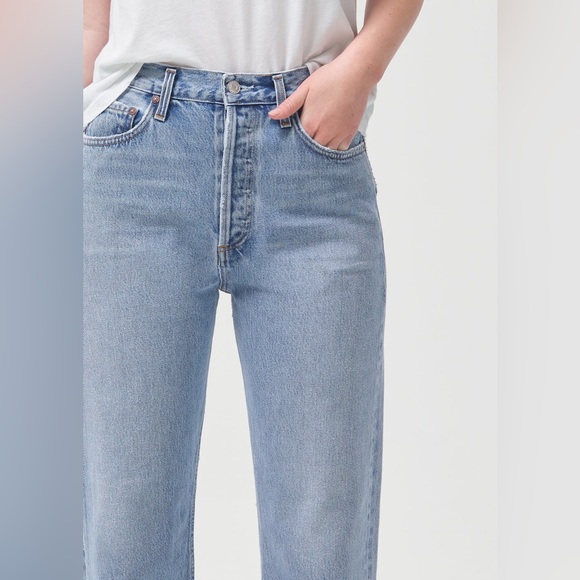Agolde 90s Pinch Waist Jean Soundwave NWT - Picture 2 of 13